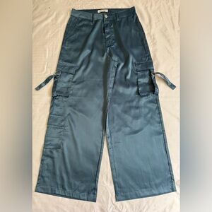 Almost Famous Teal Cargo Pants for Women’s M